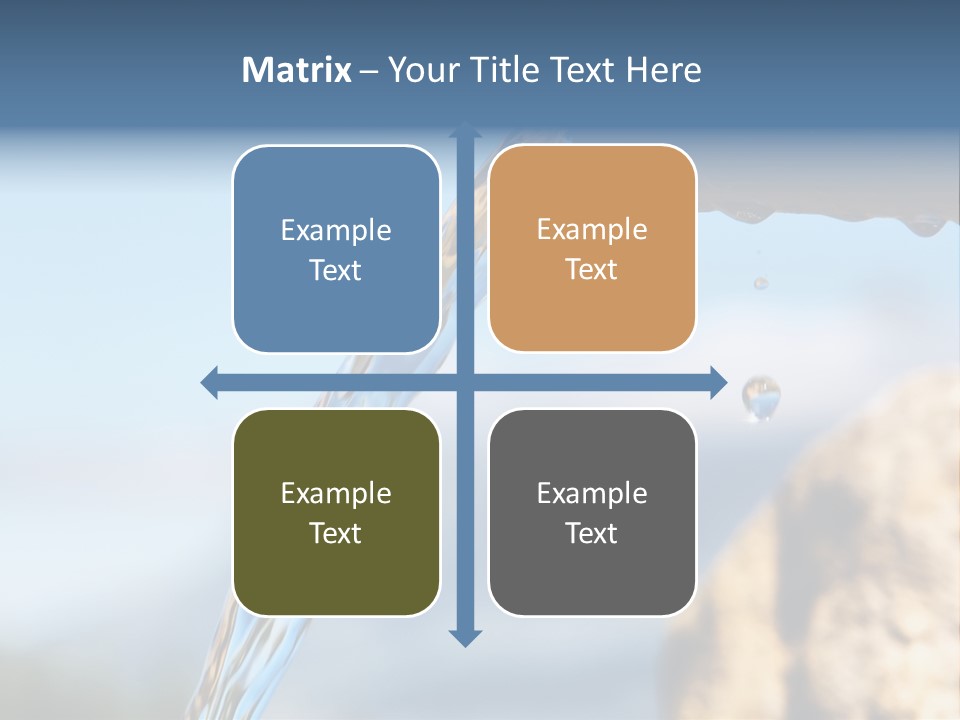 Serene Drop Sun PowerPoint Template