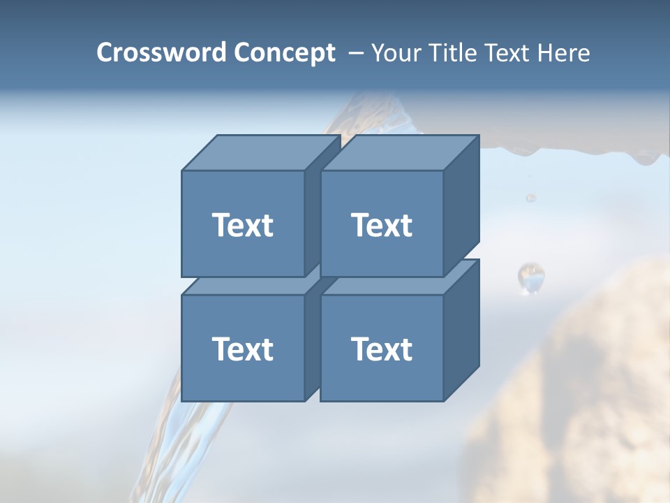 Serene Drop Sun PowerPoint Template