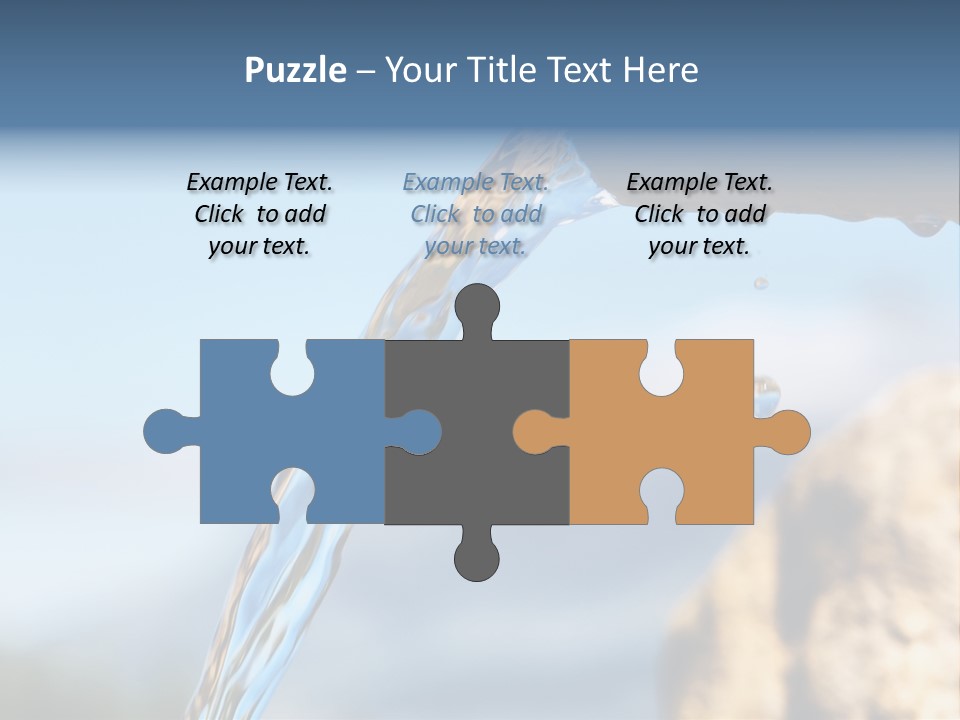 Serene Drop Sun PowerPoint Template