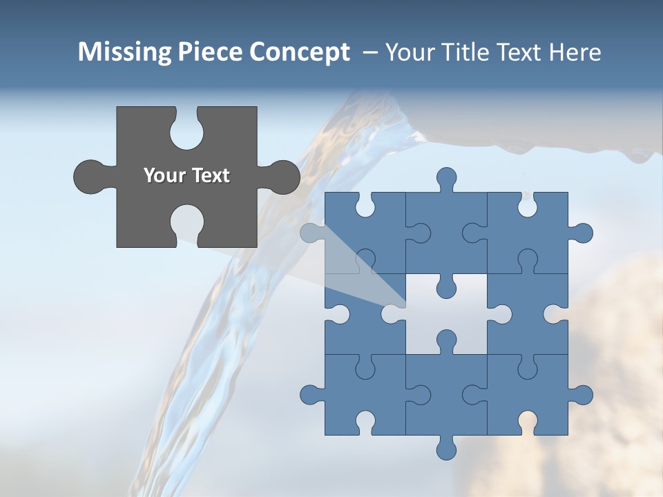 Serene Drop Sun PowerPoint Template