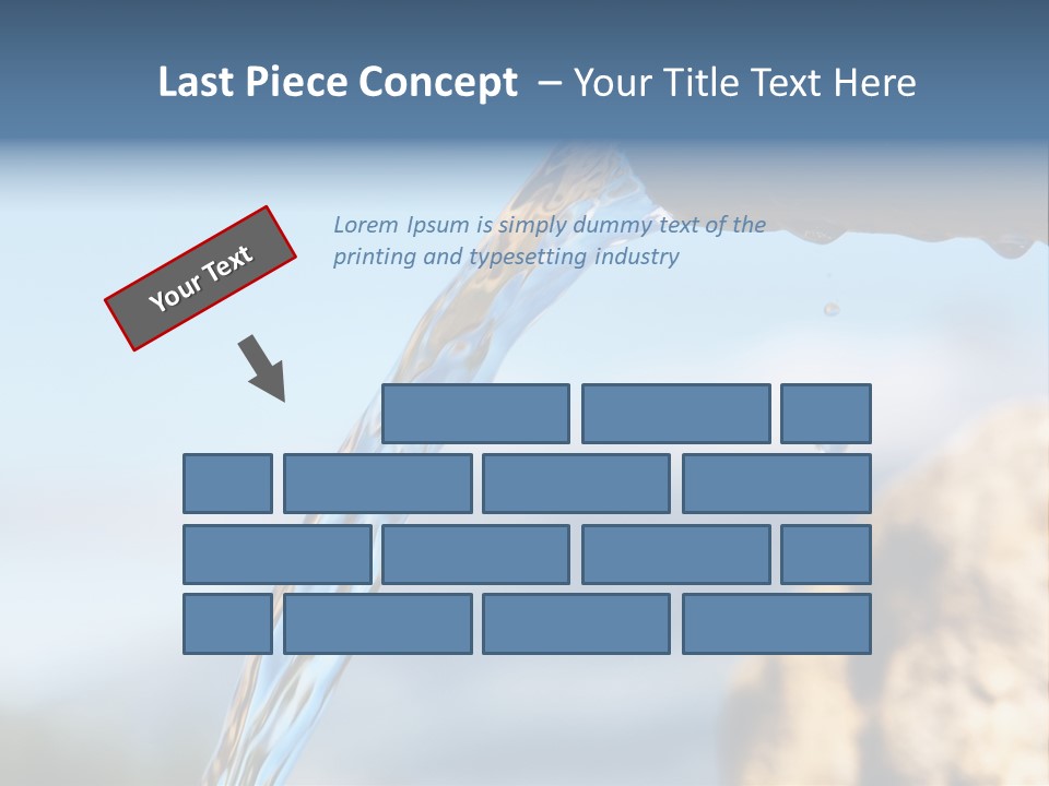 Serene Drop Sun PowerPoint Template