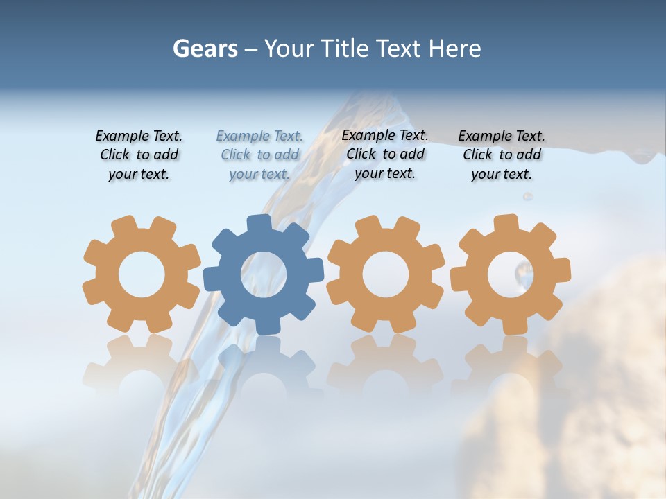 Serene Drop Sun PowerPoint Template