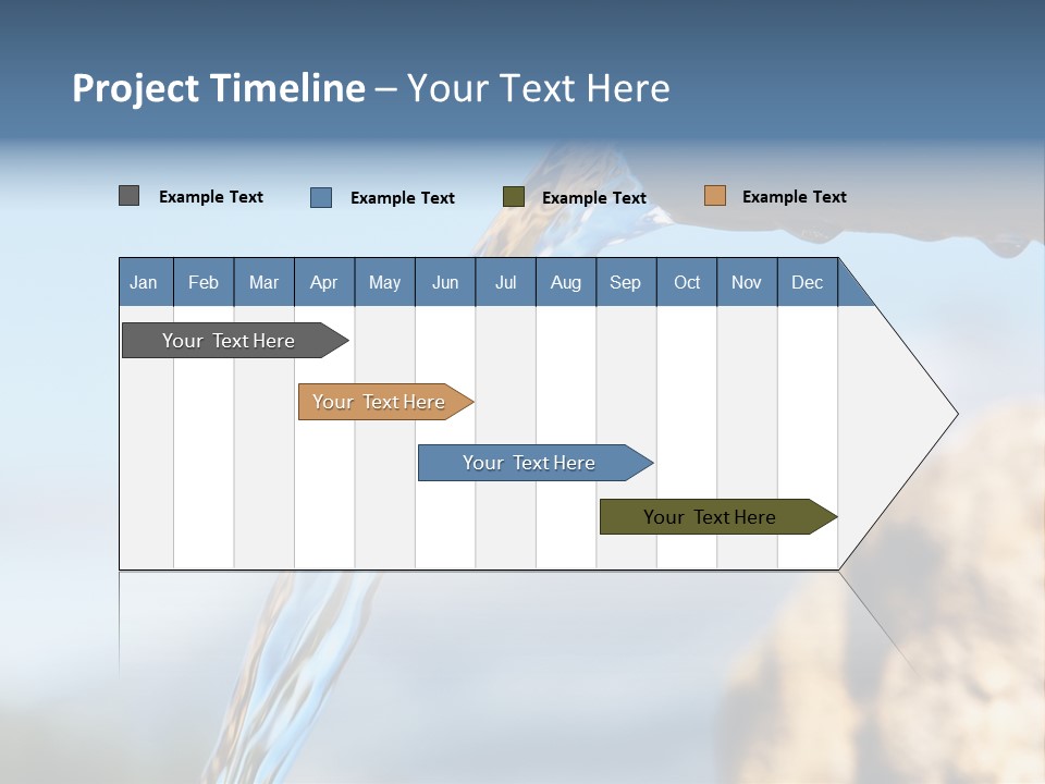 Serene Drop Sun PowerPoint Template