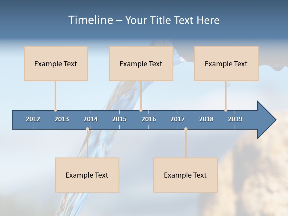 Serene Drop Sun PowerPoint Template
