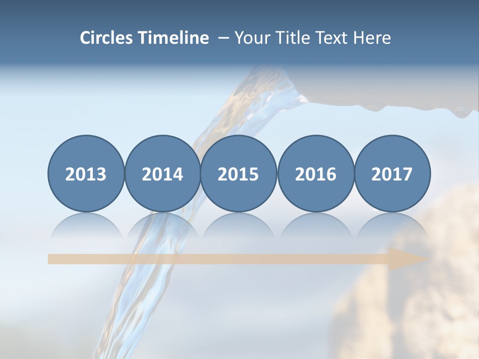 Serene Drop Sun PowerPoint Template