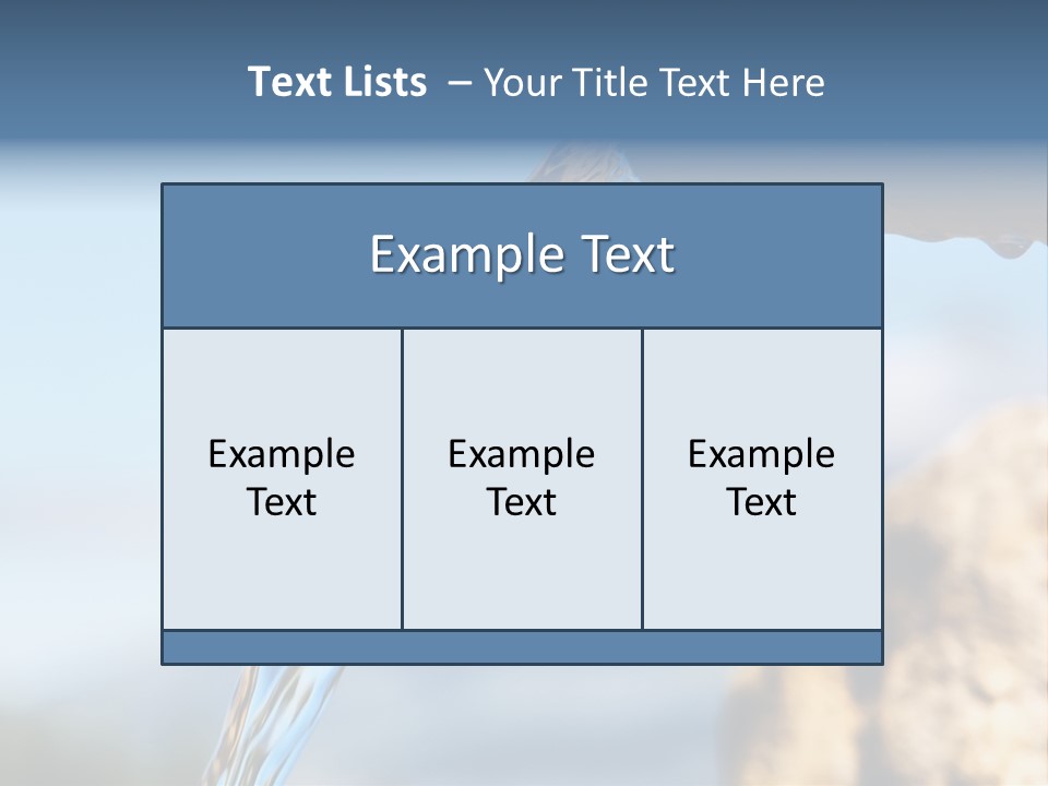Serene Drop Sun PowerPoint Template