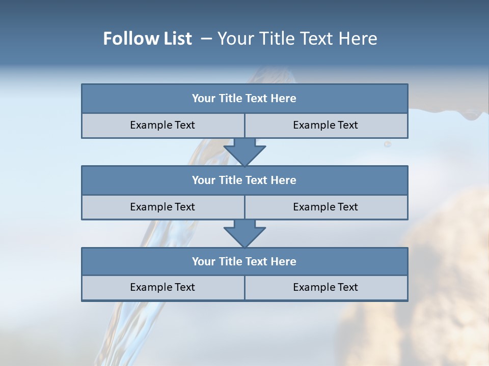 Serene Drop Sun PowerPoint Template