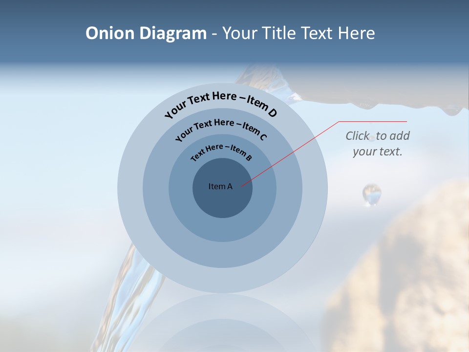 Serene Drop Sun PowerPoint Template