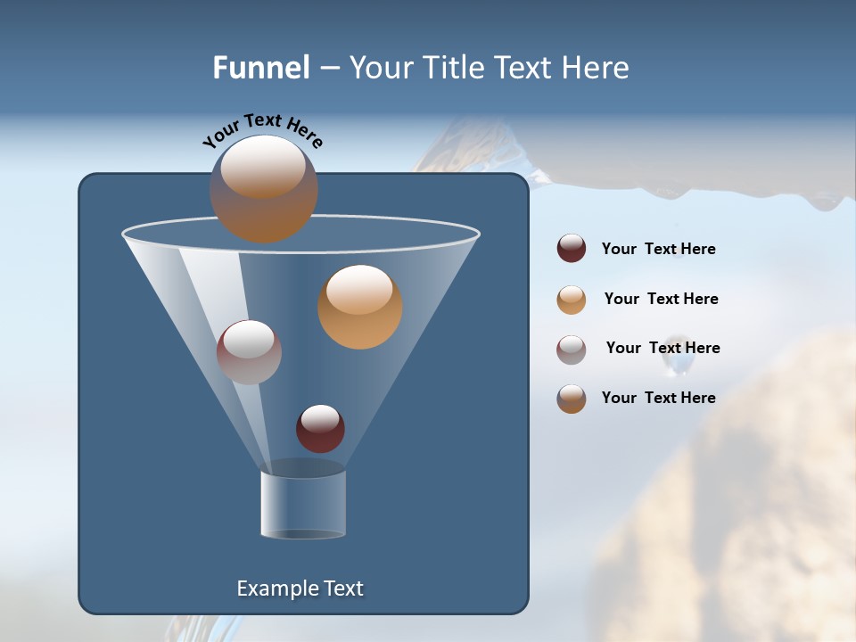 Serene Drop Sun PowerPoint Template