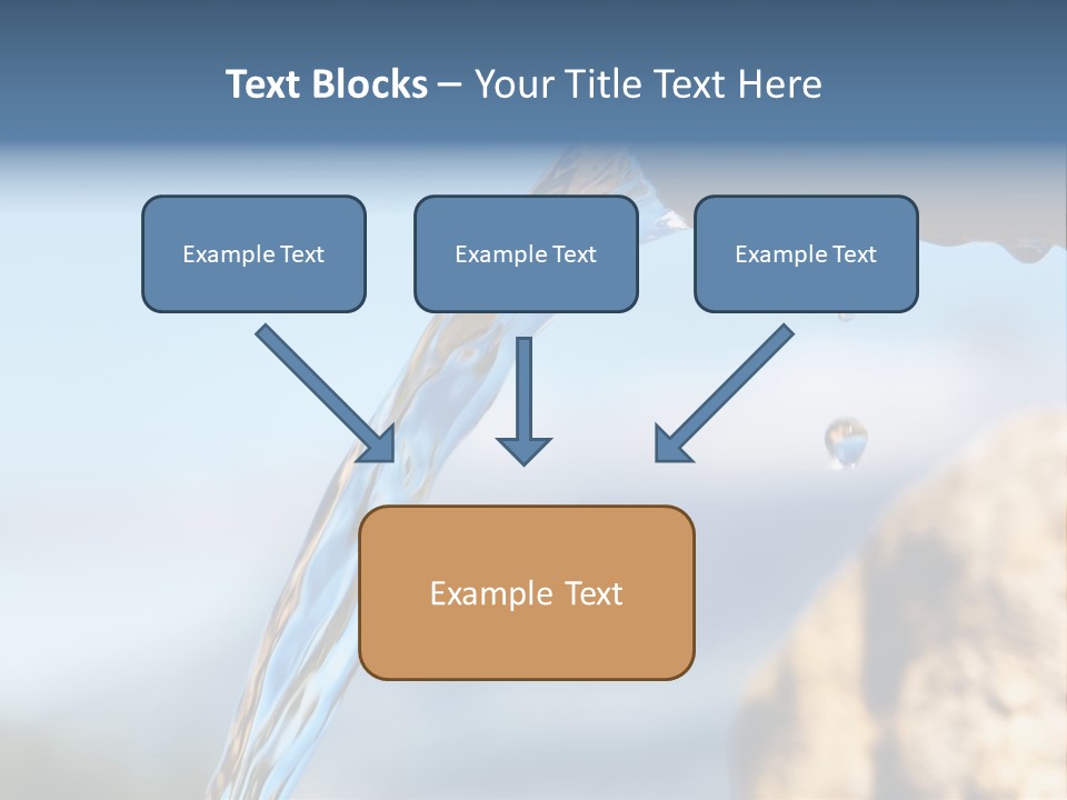 Serene Drop Sun PowerPoint Template