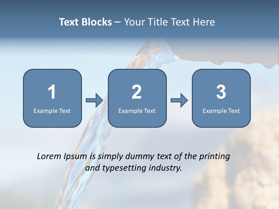 Serene Drop Sun PowerPoint Template