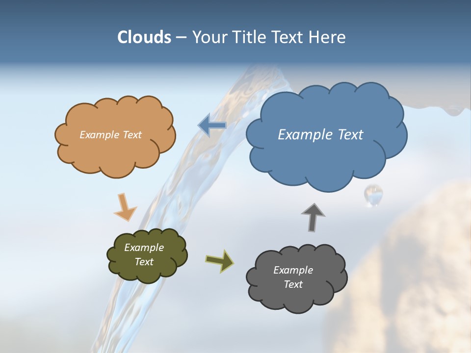 Serene Drop Sun PowerPoint Template