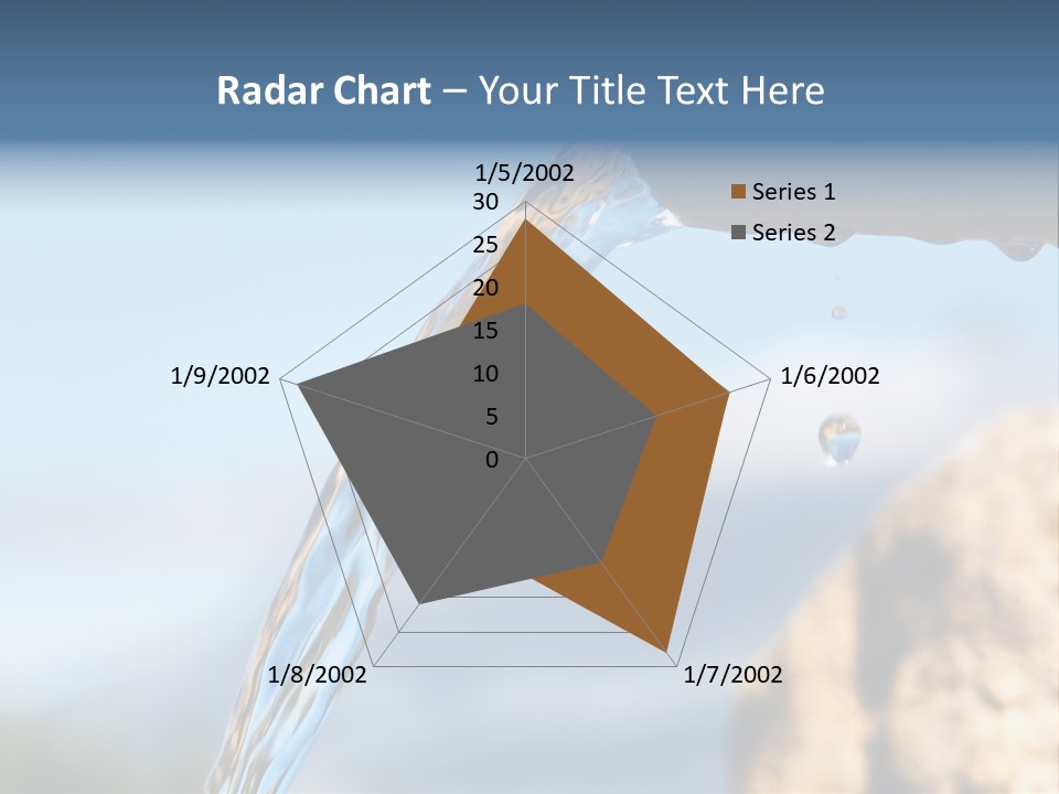 Serene Drop Sun PowerPoint Template