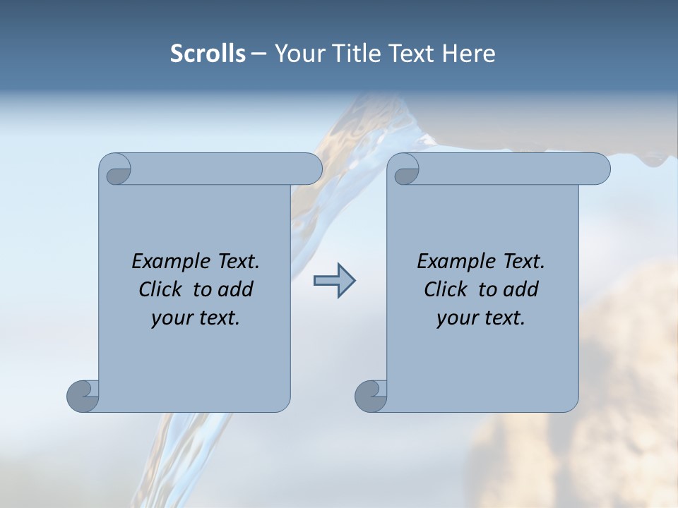 Serene Drop Sun PowerPoint Template