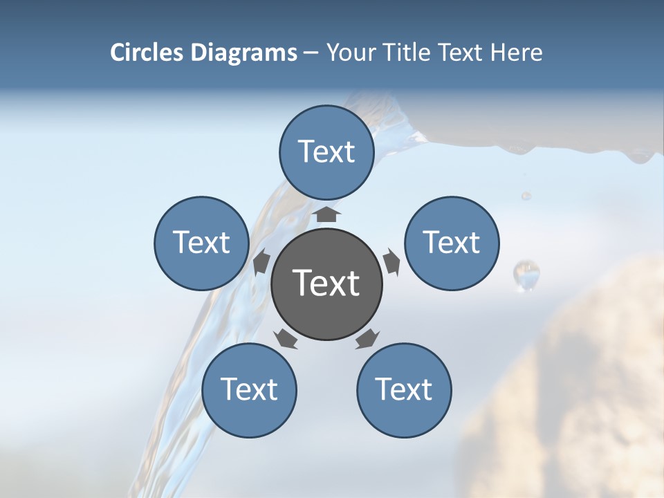 Serene Drop Sun PowerPoint Template