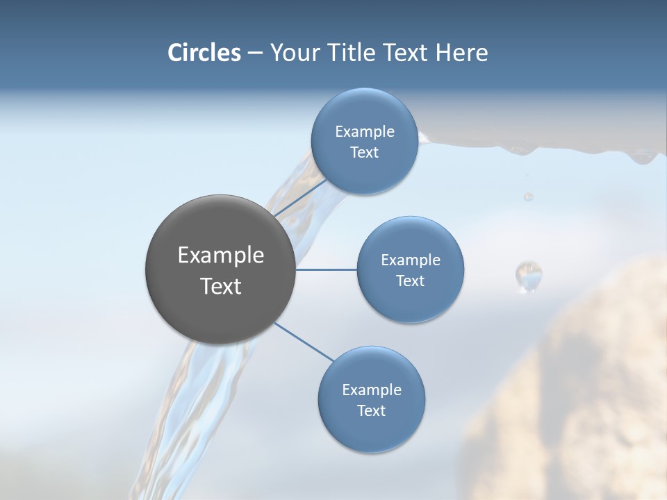 Serene Drop Sun PowerPoint Template