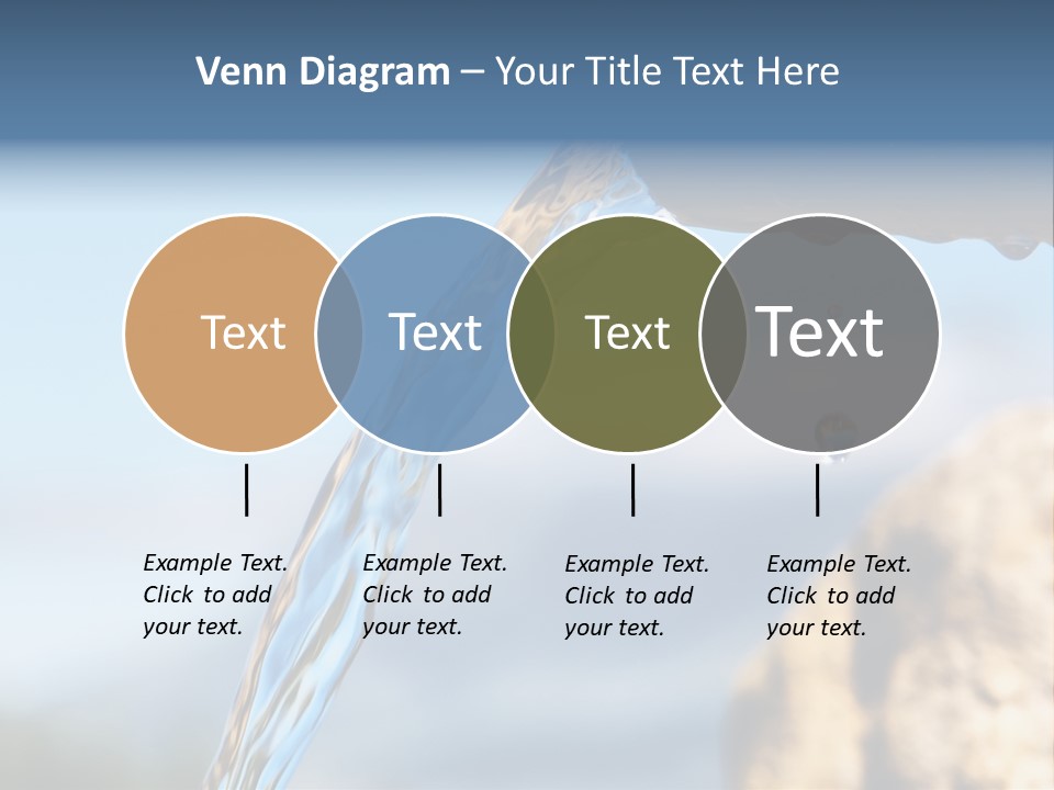 Serene Drop Sun PowerPoint Template
