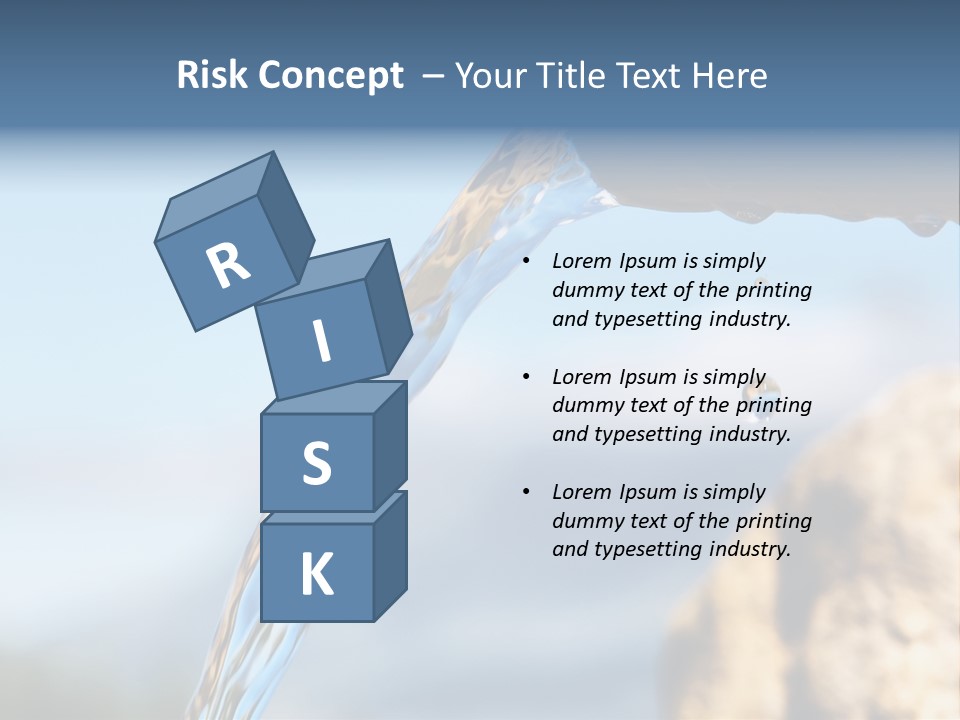 Serene Drop Sun PowerPoint Template