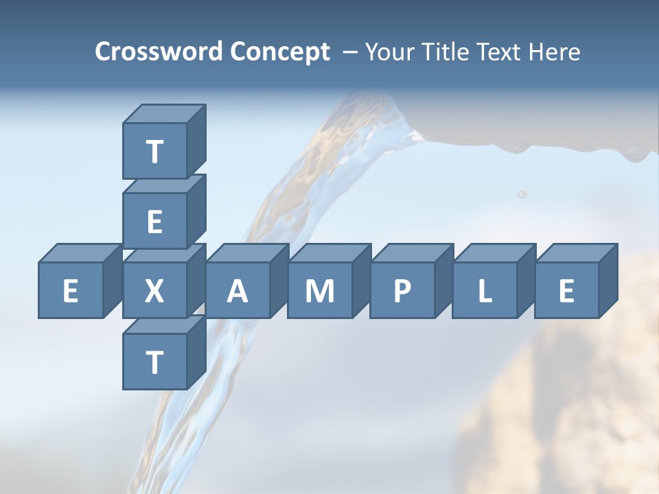 Serene Drop Sun PowerPoint Template