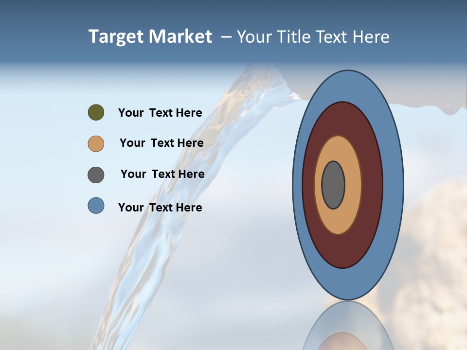 Serene Drop Sun PowerPoint Template