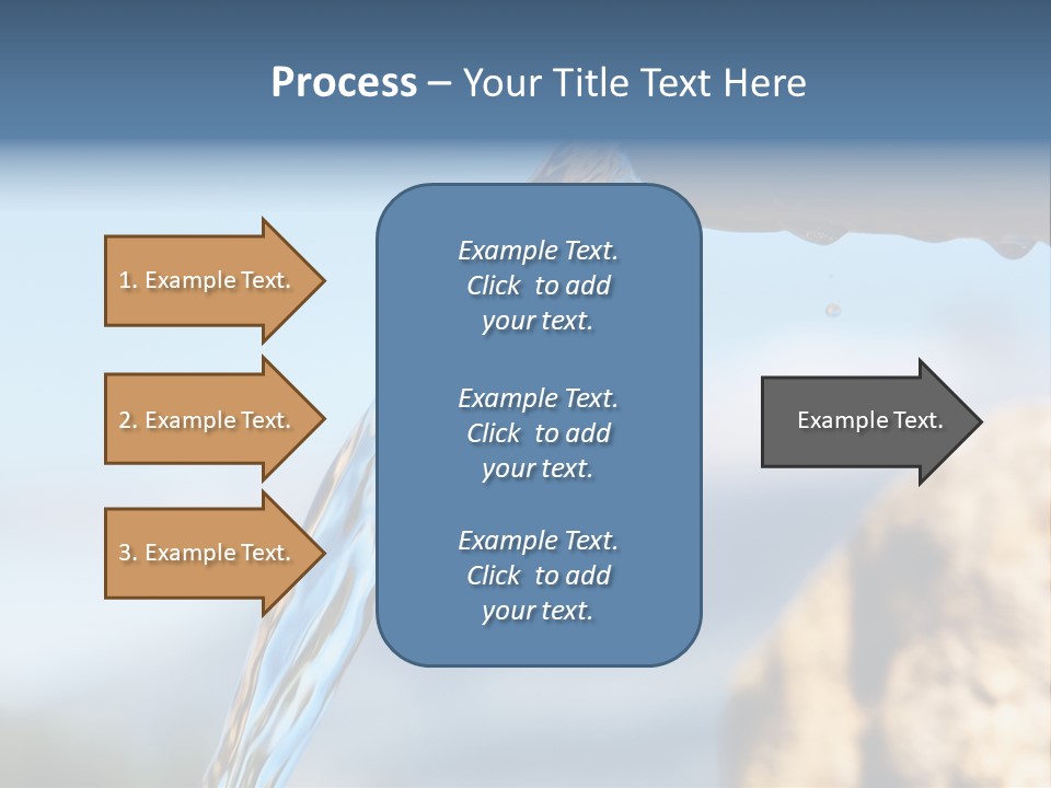Serene Drop Sun PowerPoint Template