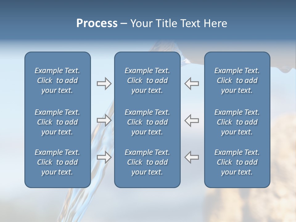 Serene Drop Sun PowerPoint Template