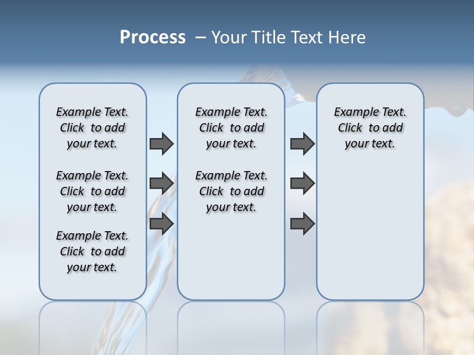 Serene Drop Sun PowerPoint Template
