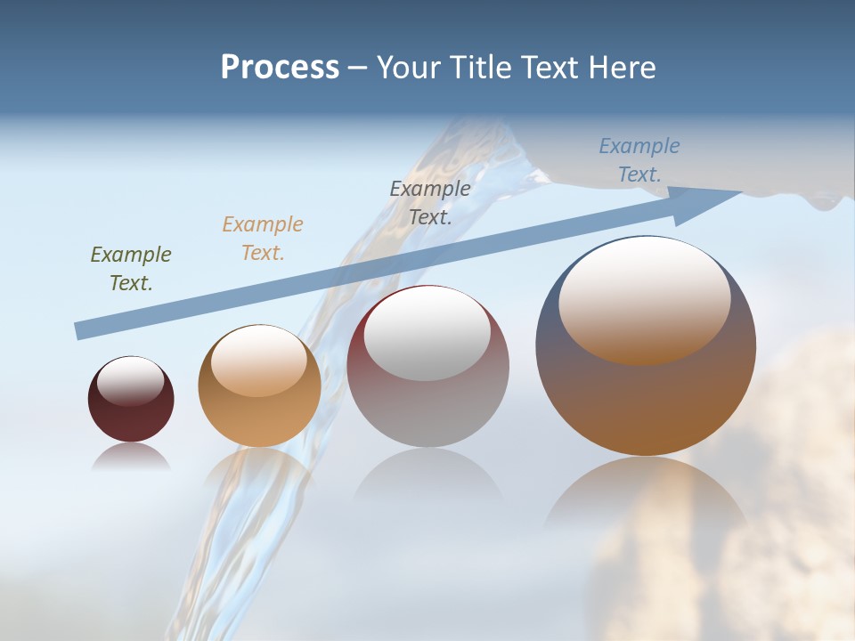 Serene Drop Sun PowerPoint Template