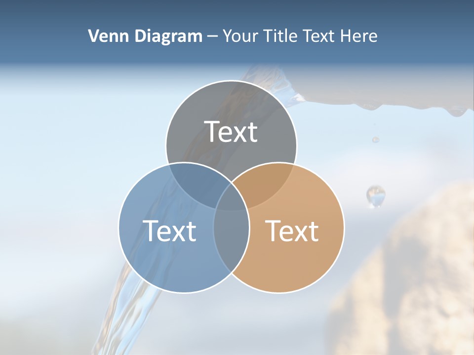 Serene Drop Sun PowerPoint Template