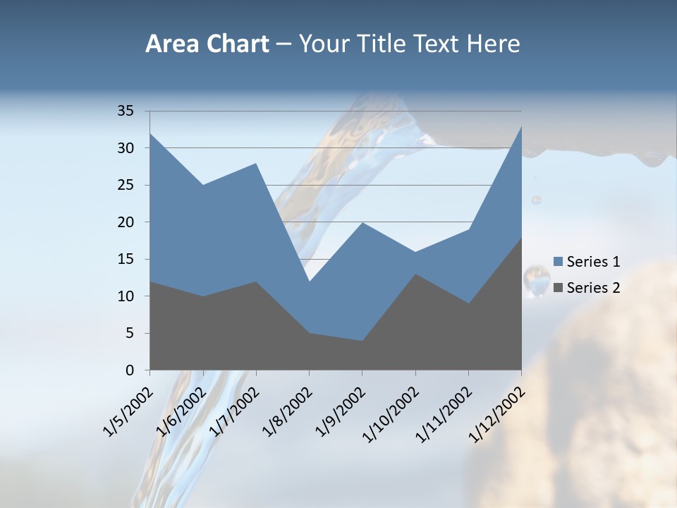 Serene Drop Sun PowerPoint Template