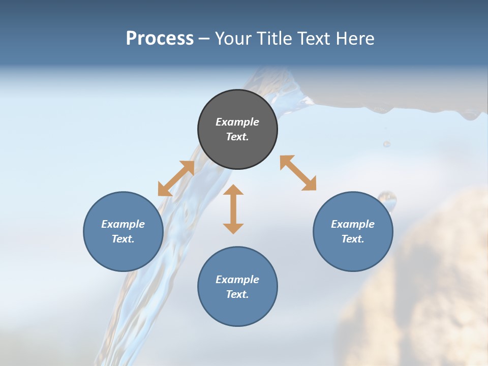 Serene Drop Sun PowerPoint Template