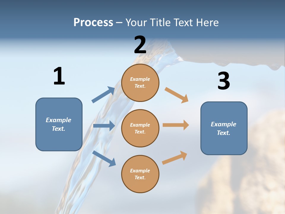 Serene Drop Sun PowerPoint Template