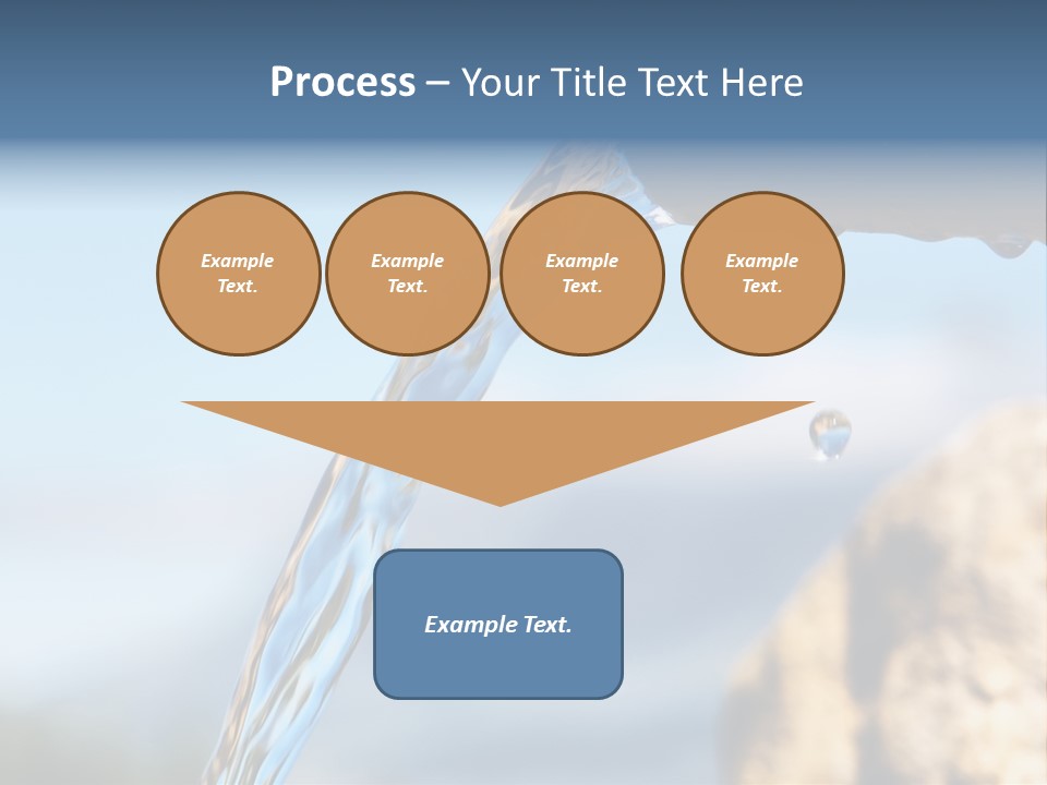 Serene Drop Sun PowerPoint Template