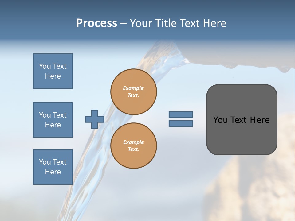 Serene Drop Sun PowerPoint Template