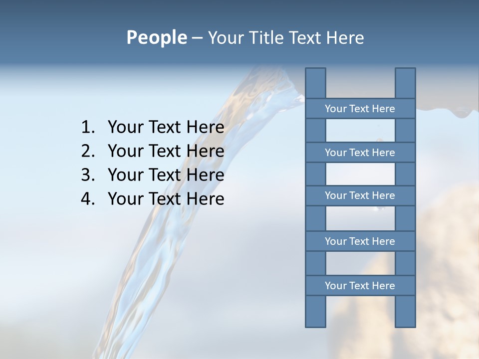 Serene Drop Sun PowerPoint Template
