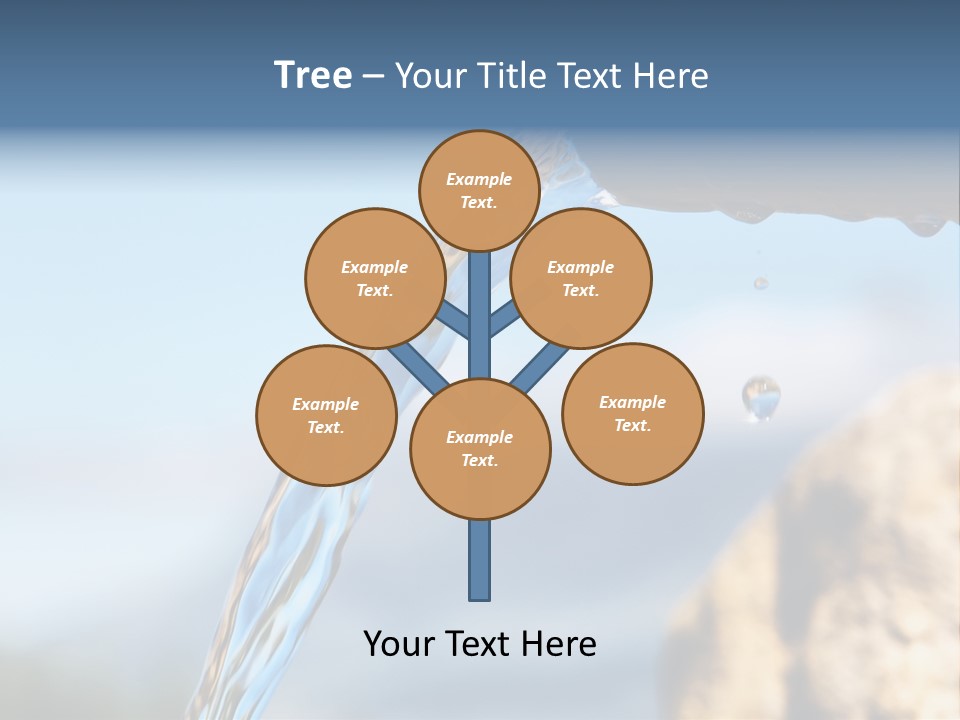 Serene Drop Sun PowerPoint Template