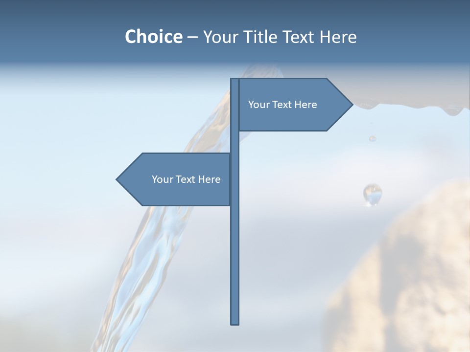 Serene Drop Sun PowerPoint Template