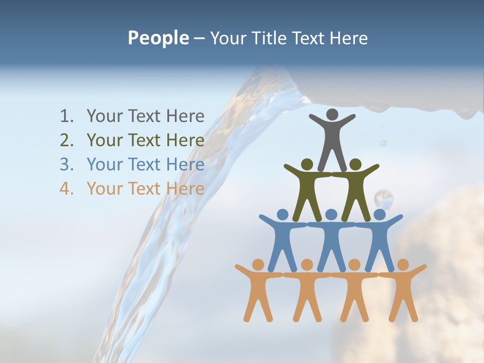 Serene Drop Sun PowerPoint Template