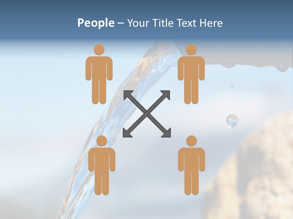 Serene Drop Sun PowerPoint Template