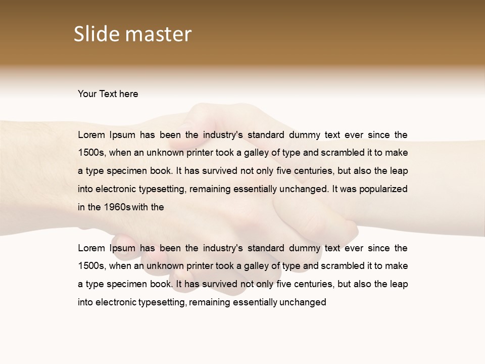 Deal Two Work PowerPoint Template