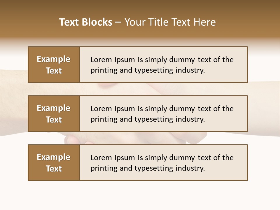 Deal Two Work PowerPoint Template