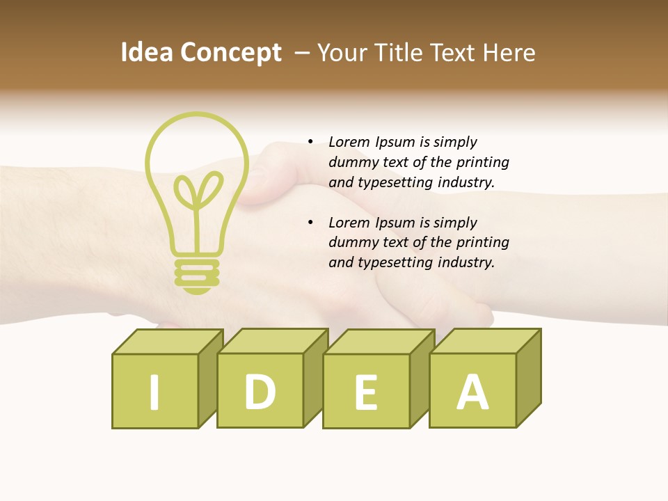 Deal Two Work PowerPoint Template