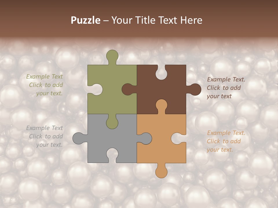 Gem Wallpaper Treasure PowerPoint Template