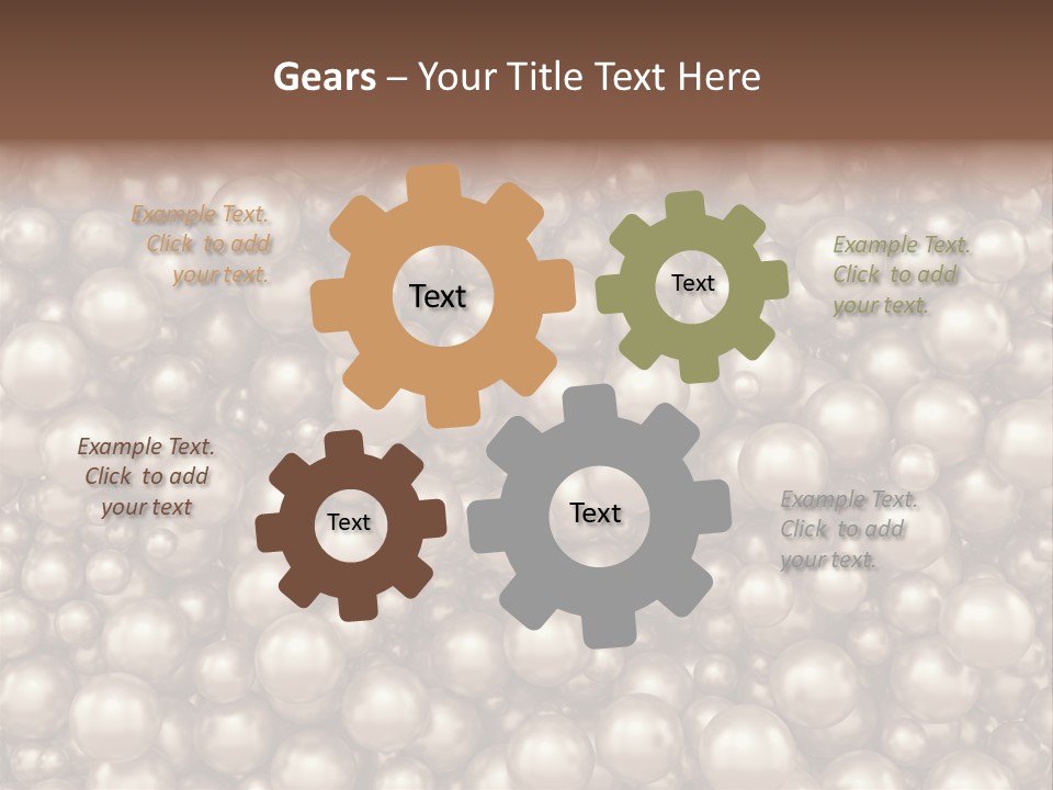 Gem Wallpaper Treasure PowerPoint Template