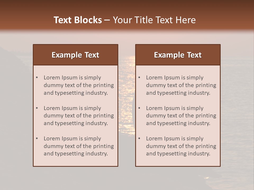 Dawn Recreation One PowerPoint Template