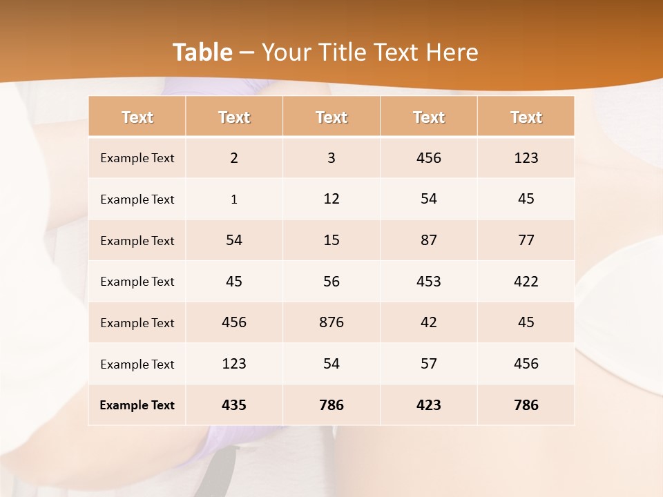 Women Rejuvenation Beautiful PowerPoint Template