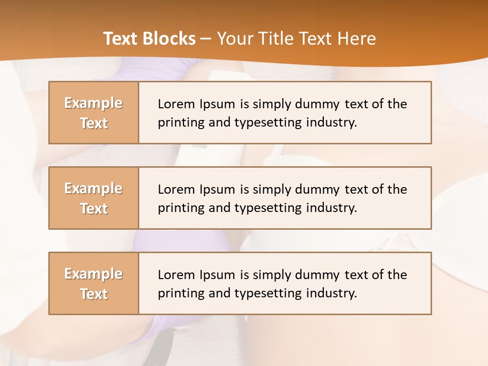 Women Rejuvenation Beautiful PowerPoint Template