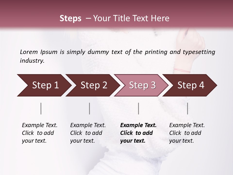 Modern Fresh Lady PowerPoint Template