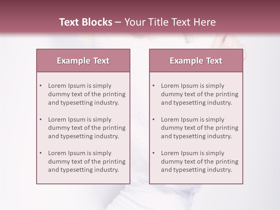 Modern Fresh Lady PowerPoint Template