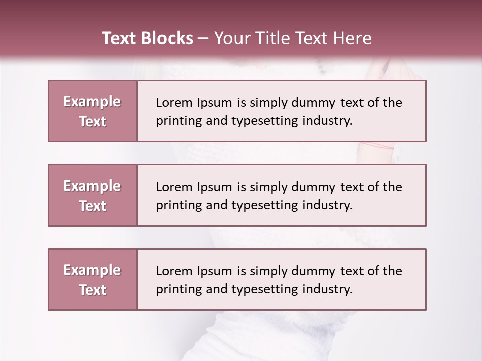 Modern Fresh Lady PowerPoint Template